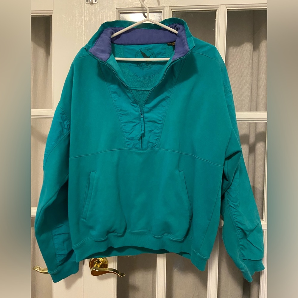 Vintage Eddie Bauer quarter zip pullover